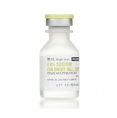 Henry Schein 0.9% Sodium Chloride Injection, USP is a 20 mL preservative-free bottle used as a sterile diluent.