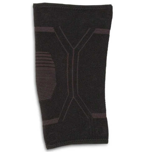 An image of the Green Drop Professional Elbow Compression Sleeve (LRG-XL) 12"-16" by HealthyKin providing pain relief and elbow support.