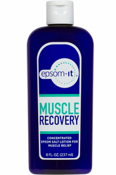 HealthyKin Epsom-It Muscle Recovery Lotion, 8 fl. oz., is a concentrated Epsom salt lotion designed for effective muscle recovery and pain relief.
