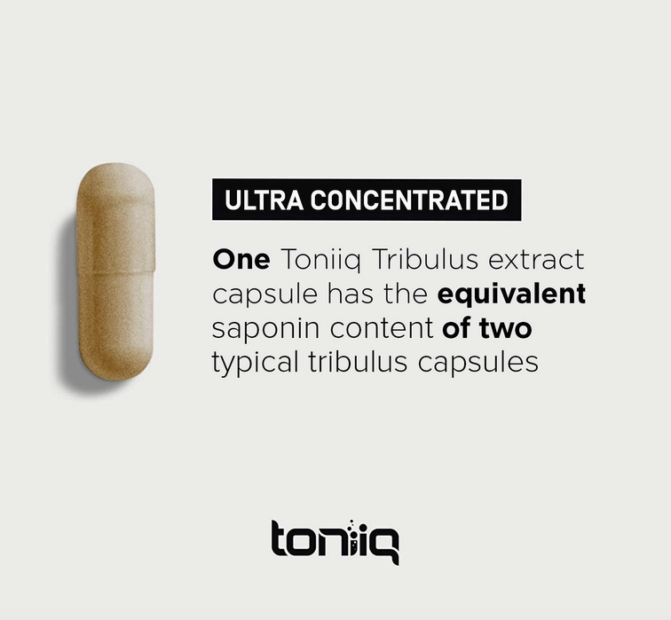 One Tribulus - 1300mg 95% Steroidal Saponins - 120 Veggie Caps capsule from Faire.com contains a typical amount of saponins, making it an effective test booster supplement.