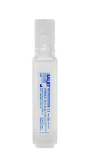 Sterile Saljet Sterile Saline solution in a single-use vial for medical applications by HealthyKin.