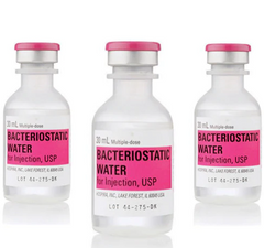 Three clear vials labeled "Injection Kit for Weight Loss Regimens (6 Month Supply)" from Custom Item, each 30 mL with pink caps, are displayed; ideal for use with any injection kit. Price increased to $30.28 on 5/1/25 (all Exel items).