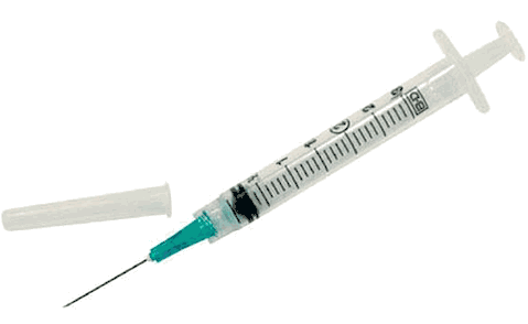 The MedPlus BD 3cc (3ml) 21G x 1½" Luer-Lok Syringe with PrecisionGlide Needle (50 pack) offers sterile, secure use. Priced at $17.11 per box as of 6/24/25. Features a detached protective cap beside the syringe and needle.