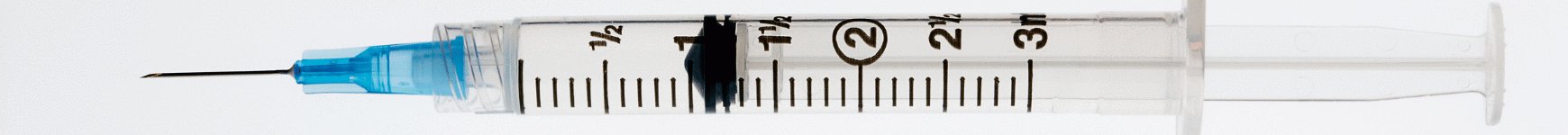 21 Gauge Needle with Syringe