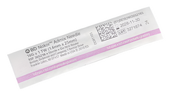 The packaging of the MedPlus BD Nokor Admix Thin Wall Non-Coring Needle 16G x 1" (50 pack) displays vented needles, along with their dimensions and expiration date on the front.