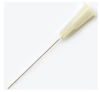 A sterile hypodermic needle - BD PrecisionGlide Hypodermic Needles 27G x 1 1/2" (50 Pack) by MedNeedles.com