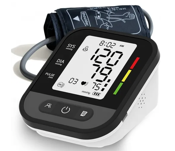 A Faire.com Electronic Blood Pressure Monitor on a white background.