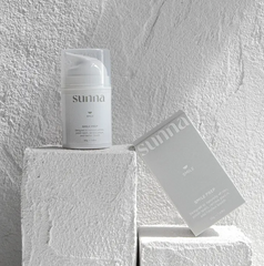 A box of Smile Prep by Sunna sits next to a white wall.