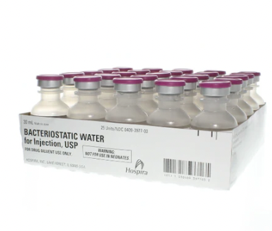 Bacteriostatic Water Vials - 5 Pack