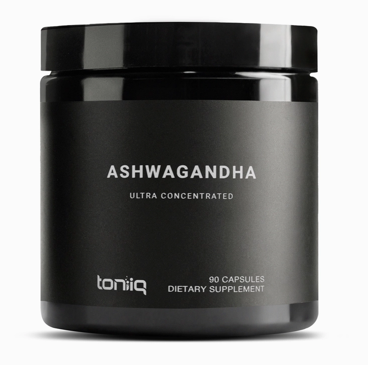 An ultra concentrated jar of Ashwagandha 10% (90 Capsules) by Faire.com, rich in withanolides.