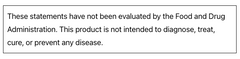 Text in image states: "These statements have not been evaluated by the Food and Drug Administration. This product, including its Berberine – 500mg 97% Pure 82:1 Formula – 90 Veggie Capsules by Faire.com, is not intended to diagnose, treat, cure, or prevent any disease.