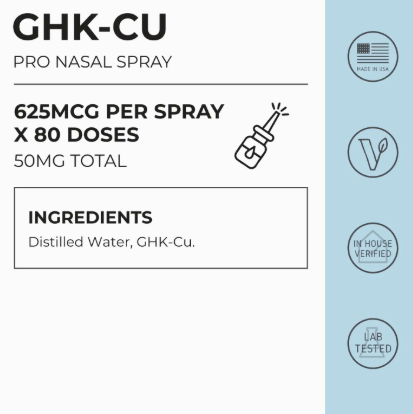 Ghk-Cu Intra Nasal Spray 50 mg/0.34 oz. Ghk-Cu Intra Nasal Spray 50 mg/0.34 oz.