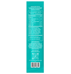 A turquoise packet of Upside - Hangover Jelly Sticks by Faire.com features supplement facts and usage instructions. This tropical berry jelly serves as a liver detox supplement, with the website URL visible at the bottom.