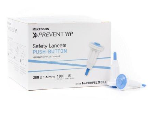HealthyKin Prevent HP Push Button Safety Lancets eliminate the need for traditional lancets and the risk associated with them. These innovative devices feature a convenient push button mechanism that prevents accidental activation and ensures a safe and controlled blood extraction.