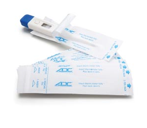 NDC Adtemp Thermometer Sheaths (box of 50) with a disposable design.