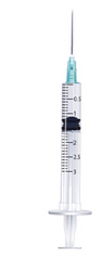 3mL 23G 1-Inch Needle & Syringe | Sharp Needle for Injection – Westend ...