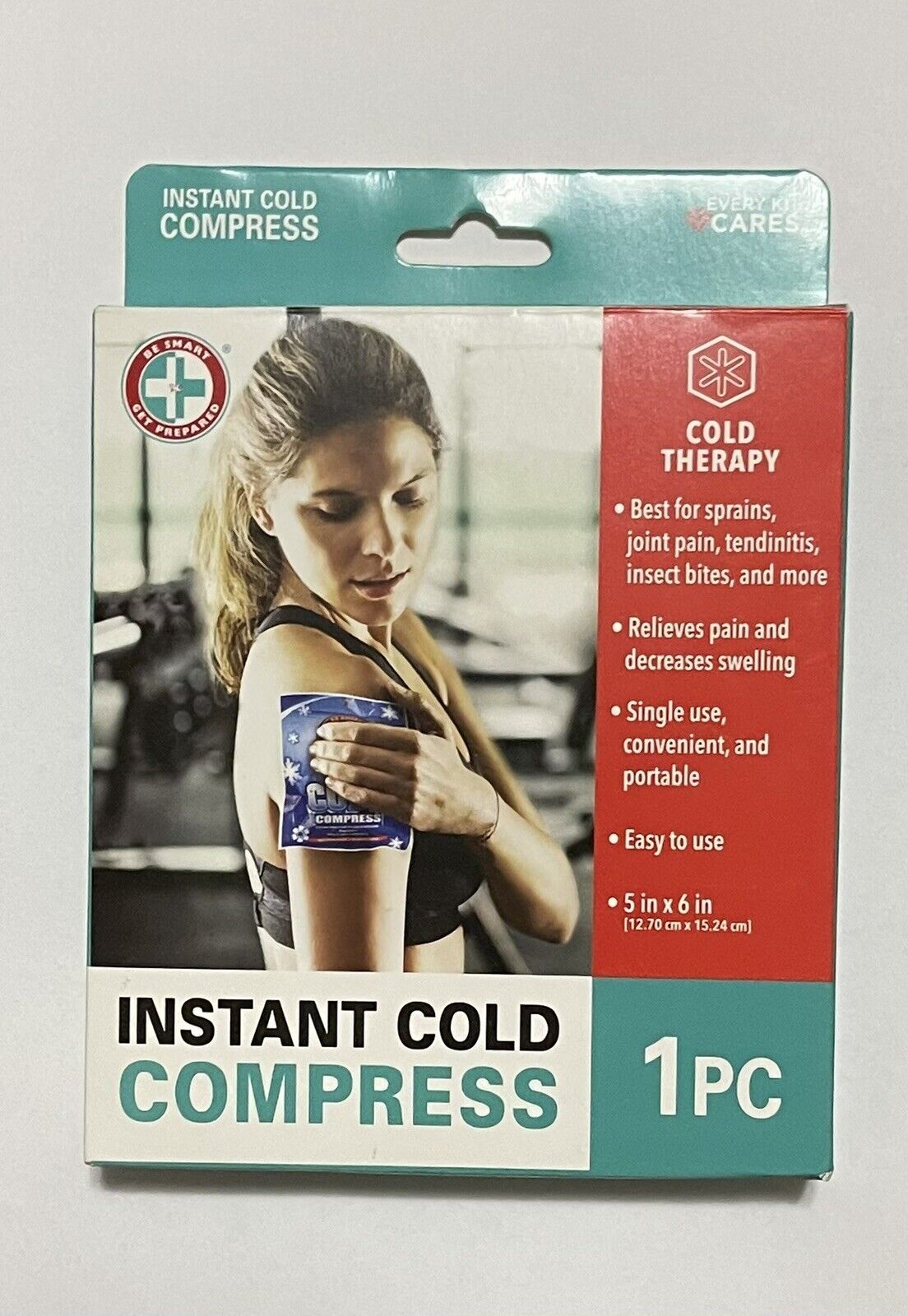Every Kit Cares Instant Cold Compress 1PC for emergency situations by Amazon.